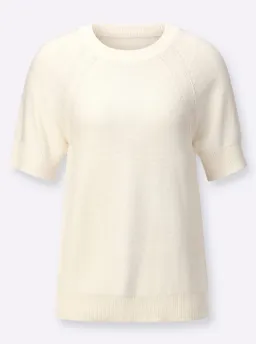 Witt Kurzarmpullover ecru – Produktbild 1 von 1