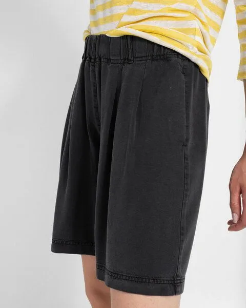 Alma & Lovis Alma & Lovis Shorts aus Tencel | Tencel Shorty, Schwarz, – Produktbild 2 von 4