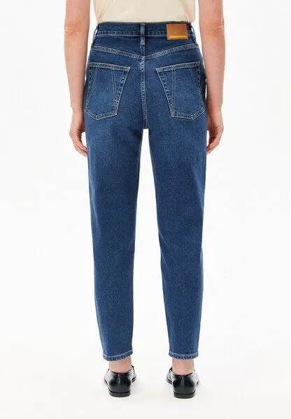 ARMEDANGELS ARMEDANGELS MAIRAA Damen Mom Jeans aus recyceltem Baumwoll-Mix, Blue, – Produktbild 2 von 4