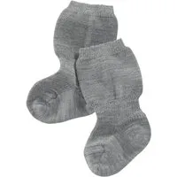 grödo Feine Babysocken Bio-Schurwolle melange-grau Gr.02, Grau, – Produktbild 1 von 1
