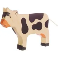 Holztiger Holztiger Holzfigur "Kuh, stehend" Auf dem Bauernhof Maße 17,5 x 2,8 x 11 cm – Produktbild 1 von 1