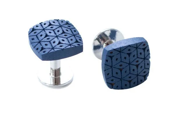 BeWooden BeWooden Manschettenknöpfe "Blar Cuff" aus Holz – Produktbild 1 von 2