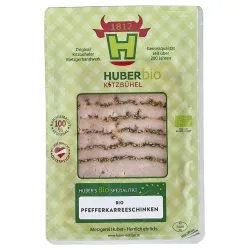 Metzgerei Huber Pfefferkarreeschinken aus Kitzbühel, geschnitten – Produktbild 1 von 1