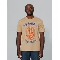 watapparel watapparel T-Shirt Unisex My kitchen my rules, Latte, – Produktbild 1 von 1