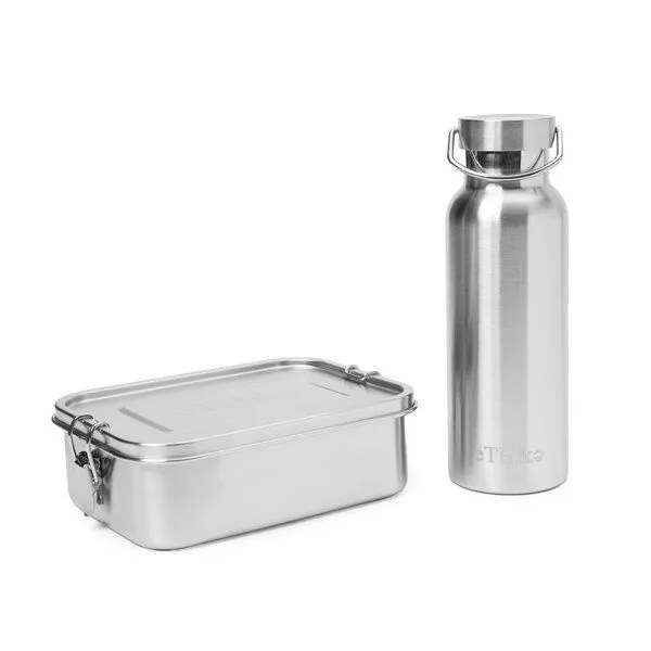 eTHikǝ eTHikǝ Zero Waste Starter Kit: Lunchbox und Flasche aus Edelstahl – Produktbild 1 von 3