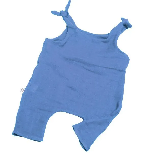 Frija Omina Frija Omina Baby-Strampler aus Bio-Musselin, Hellblau (blau), – Produktbild 3 von 4