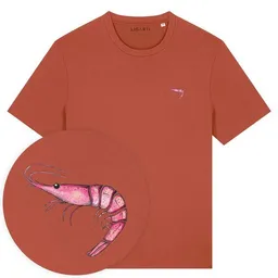 LIGARTI T-Shirt – Shrimp – LIGARTI Tiermanufaktur – Produktbild 1 von 1