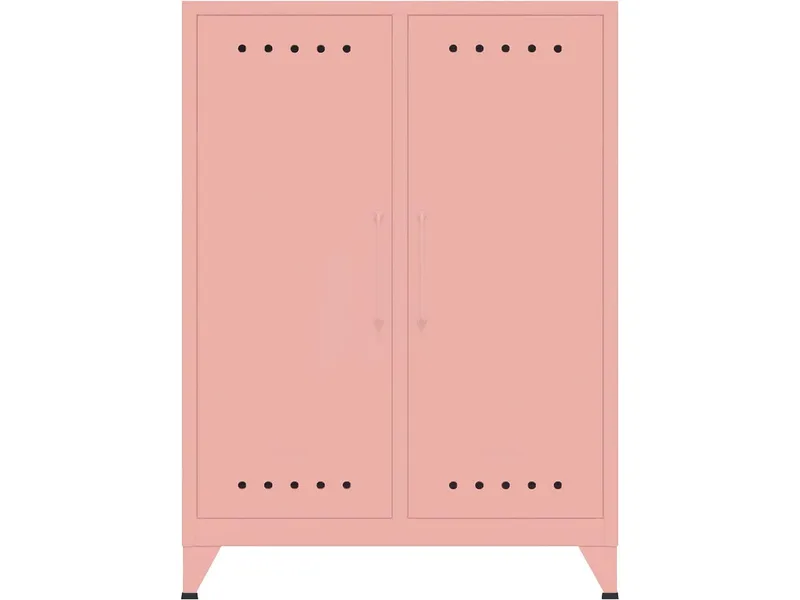 Bisley Bisley Sideboard "Fern" 2 Fachböden, Pastellpink, – Produktbild 1 von 1