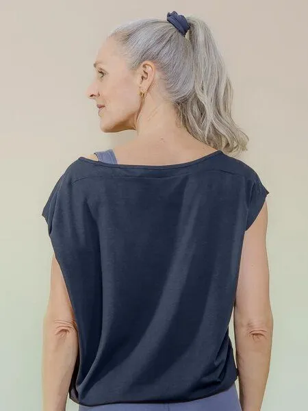 nice to meet me nice to meet me Relax T mit TENCEL Lyocell, Night blue, – Produktbild 2 von 4
