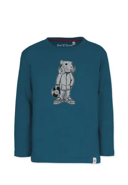 Band of Rascals Band of Rascals DJ Longsleeve, Dark-petrol, – Produktbild 2 von 4