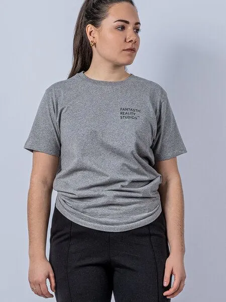 FANTASTIC REALITY STUDIOS Fantastic Reality Studios T-Shirt – Bio-Baumwolle, Unisex, Grau, – Produktbild 3 von 4