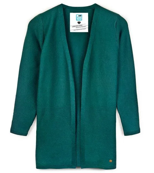 Gary Mash GARY MASH Cardigan Libby aus Feinstrick, Petrol, – Produktbild 3 von 3