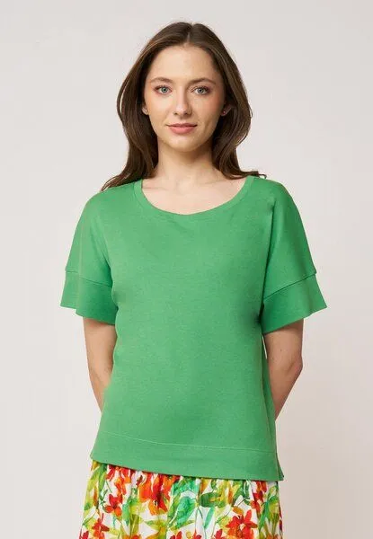 LANA Organic LANA Organic Shirt, Modell Valentina, Island green, – Produktbild 1 von 4