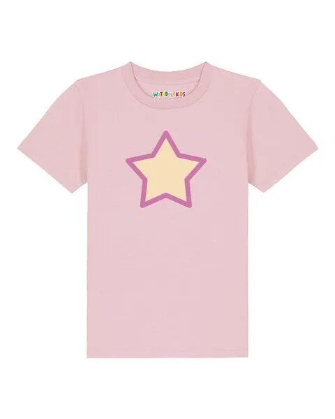 watabout.kids watabout.kids T-Shirt Kinder Stern, Cotton pink, – Produktbild 1 von 2