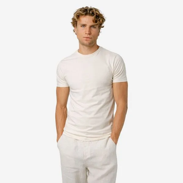 Living Crafts Living Crafts Herren T-Shirt - Clark, Natural, – Produktbild 1 von 5