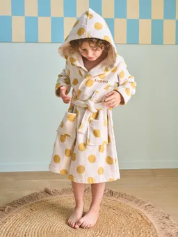 Vertbaudet Kinder Bademantel mit Punkten – Produktbild 1 von 1