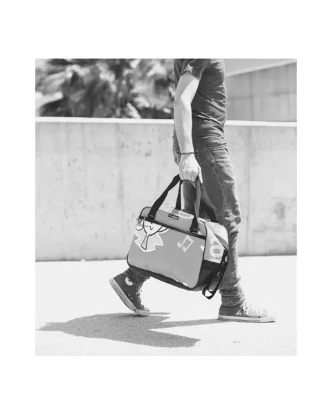 DEMANO DEMANO Travel Bag Hergestellt aus Recycelten Bannern Foixarda, Schwarz, – Produktbild 1 von 4