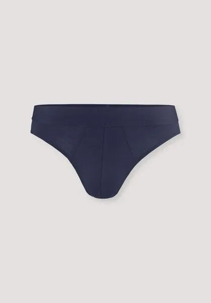 hessnatur hessnatur Slip Regular Cut COTTON MIX aus Bio-Baumwolle, Dunkel-blau, – Produktbild 3 von 4