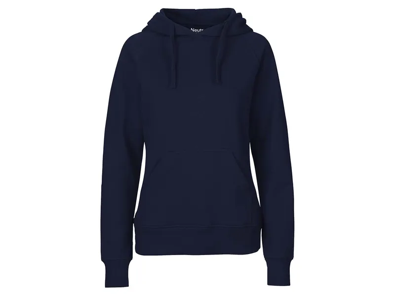 Neutral Neutral® Damen College Hoodie Hoody Kapuzenpullover Kapuzenpulli, Navy, – Produktbild 1 von 5