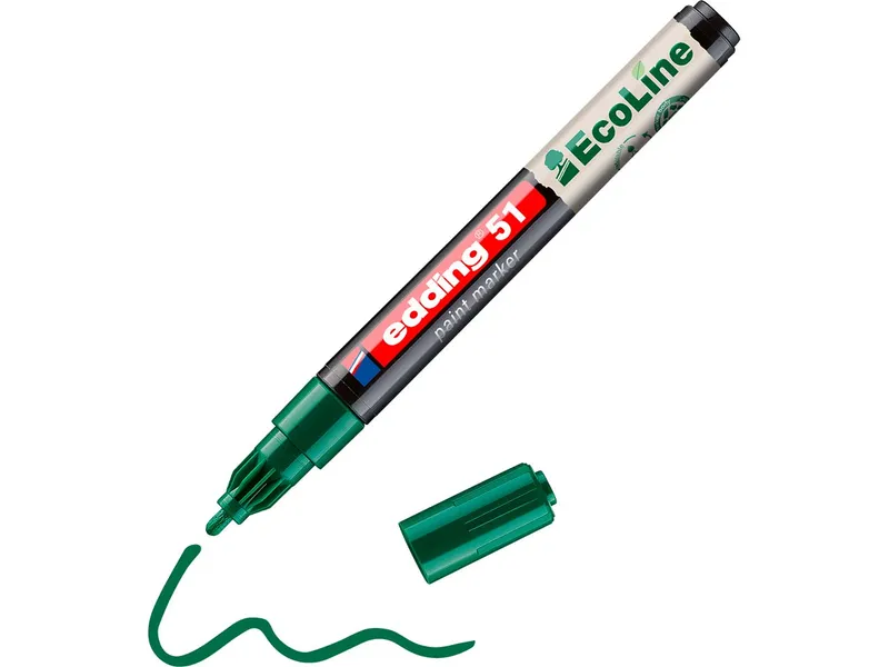 Edding Edding Lackmarker "51 EcoLine" wasserbasiert, Grün, – Produktbild 1 von 1
