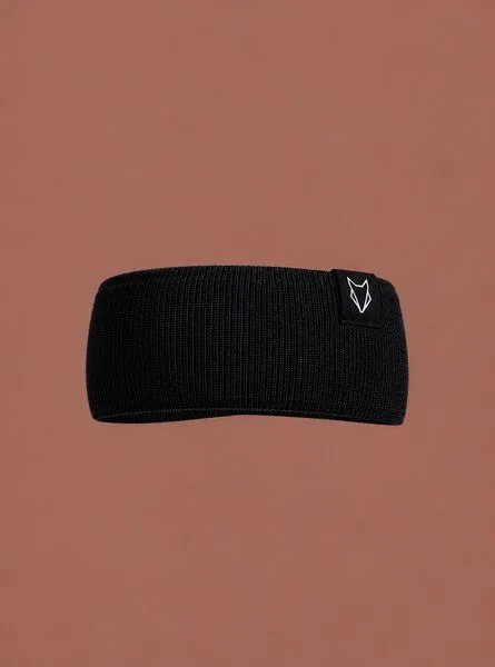 VEROIKON VEROIKON Merino-Stirnband Fuchsbau, Schwarz, – Produktbild 2 von 2