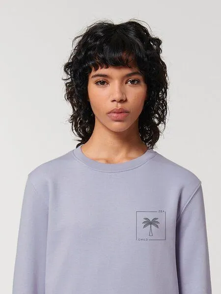 Zeachild Zeachild Palmtree Sweater Unisex, Lila, – Produktbild 2 von 4
