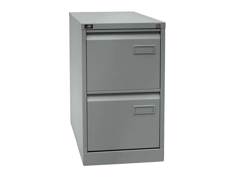 BISLEY Light BISLEY Light HR-Schrank 2S 1b alusilber 41,3x71,1x62,2cm – Produktbild 1 von 1