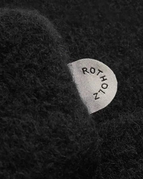 Rotholz Rotholz Toque Bio Wollmischung, Schwarz (true black), – Produktbild 2 von 4