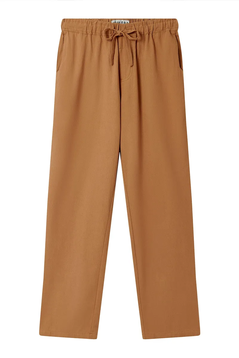 KOMODO KOMODO Herren vegan Hose Joshua Solid Tan, Braun, – Produktbild 1 von 1