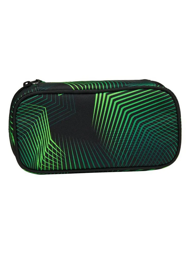 Satch Satch Federmäppchen Schlamperbox, (1-tlg), inklusive Geodreieck und Stundenplan, Schwarz, – Produktbild 3 von 7
