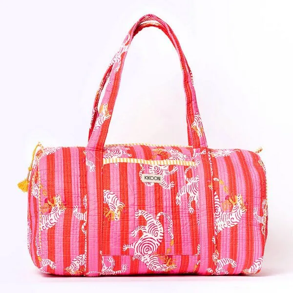 KIKOONI KIKOONI handgefertigte große Baumwolltasche "K. Shopper", Mysty dragon love, – Produktbild 1 von 4