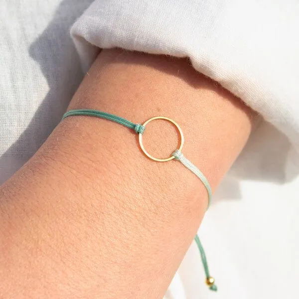 Bow & Hummingbird Bow & Hummingbird Armband auf Karte - Ring - Für Dich, Salbei/mint, – Produktbild 3 von 3