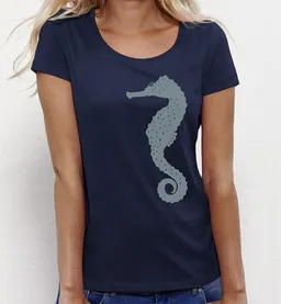 Picopoc Picopoc Seepferdchen T-Shirt für Damen – Produktbild 1 von 1
