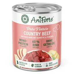 AniForte AniForte Nassfutter Rind mit Karotte 6x400 g – Produktbild 1 von 1