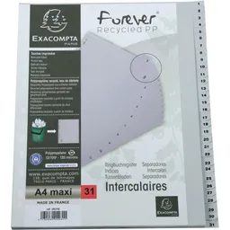 Exacompta Exacompta Zahlenregister Forever® DIN A4, Überbreite 1-31 – Produktbild 1 von 1