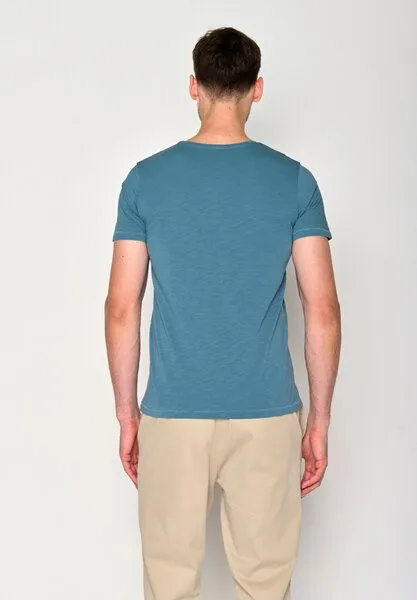 GreenBomb GREENBOMB Bike Enzo Spice - Sportliches T-Shirt aus Bio-Baumwolle / hochwertiger Print / GOTS / Fair & Vegan, Blau (), – Produktbild 4 von 4