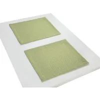 Nature by Adam Nature by Adam Tischset 2er Pack aus 100% Bio-Baumwolle - Made in Germany - Graphic Ventus, Hellgrün, – Produktbild 1 von 1