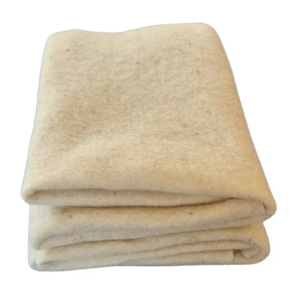 naturling naturling Unkrautschutzmatte aus Schafwolle in 100cm Breite - 255g/m² Schafwollvlies in Wunschlänge, Naturweiß, – Produktbild 1 von 3