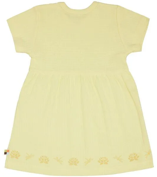 loud + proud loud + proud Babys & Kinder Kleid Derby Rib, GOTS-zertifiziert, Blonde(gelb), – Produktbild 1 von 2