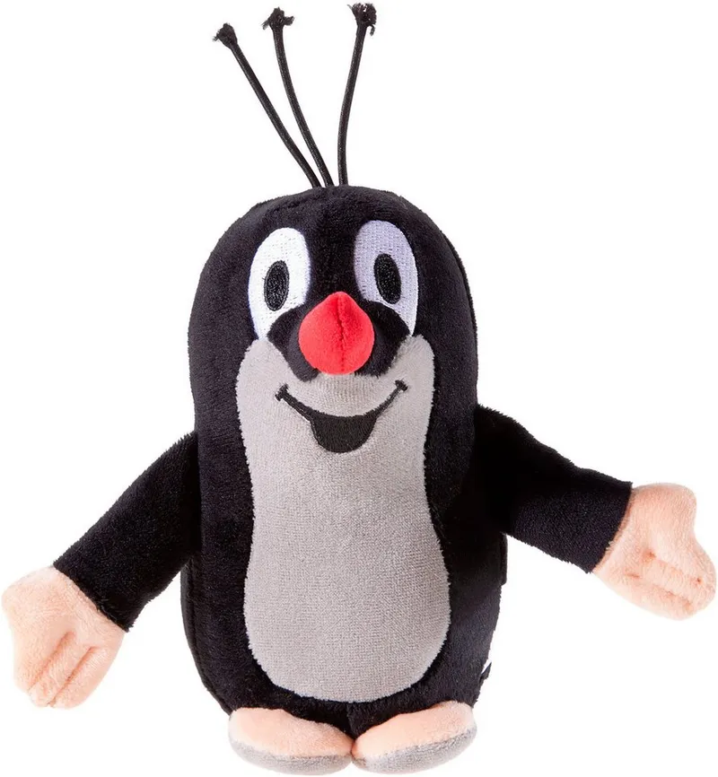 Heunec Heunec Kuscheltier Kleiner Maulwurf Figur, Grau|schwarz, – Produktbild 2 von 2