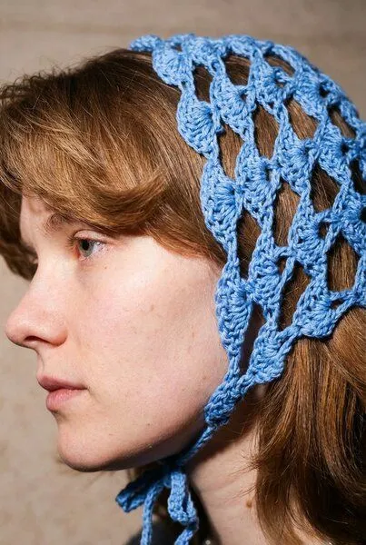 KnitToChange KnitToChange Handgehäkelter Crochet Bonnet aus Baumwolle – Produktbild 3 von 4