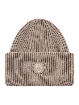 KnowledgeCotton Apparel KnowledgeCotton Apparel Woll-Mütze - Rib Beanie - aus 100% Merino Wolle – Produktbild 1 von 1
