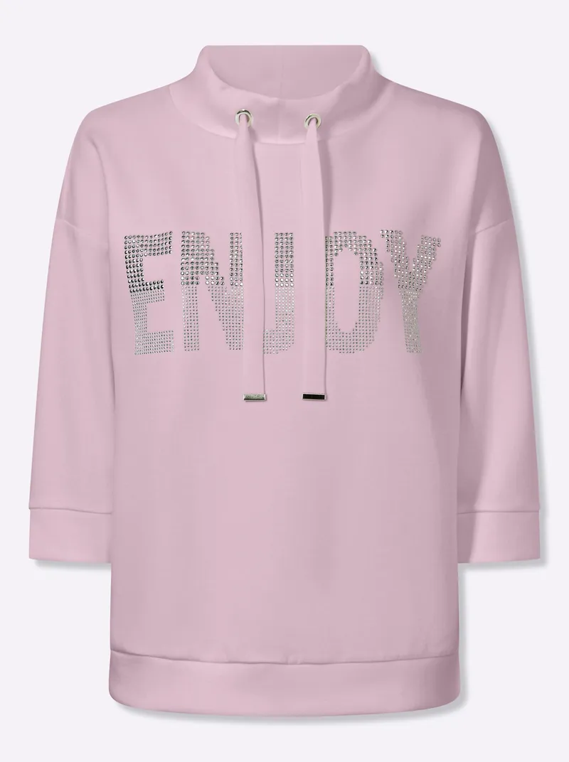 heine Sweatshirt rosé, Rosé, – Produktbild 1 von 2