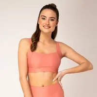 Woodlike Woodlike Crop Top, Peach (rosa), – Produktbild 1 von 1