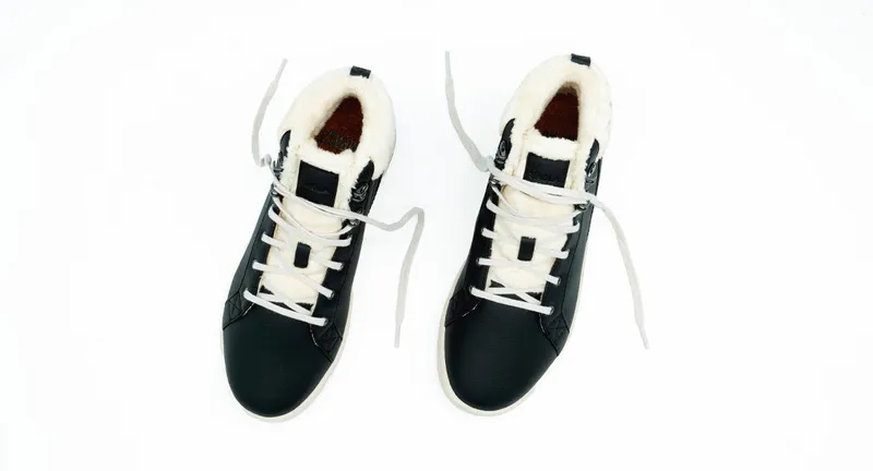SAOLA SAOLA Damen vegan Sneaker Damen Bergen Warm Schwarz, Schwarz, – Produktbild 2 von 2