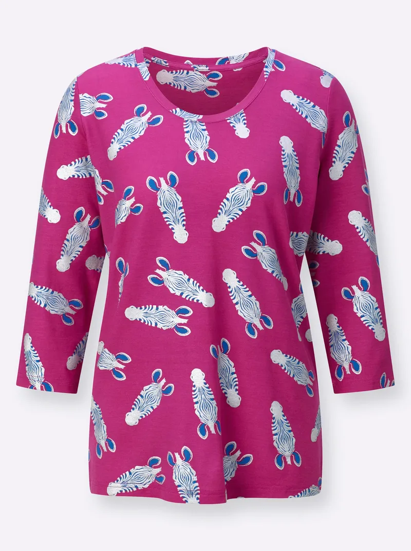 feel good Shirt magenta, Magenta, – Produktbild 2 von 2