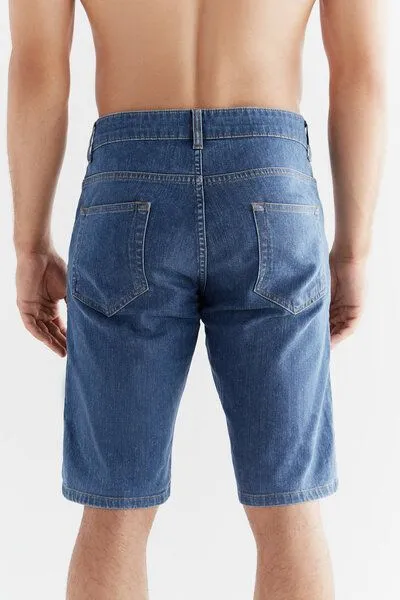 Evermind Evermind M's Shorts-MA3020, Ocean blue, – Produktbild 2 von 4