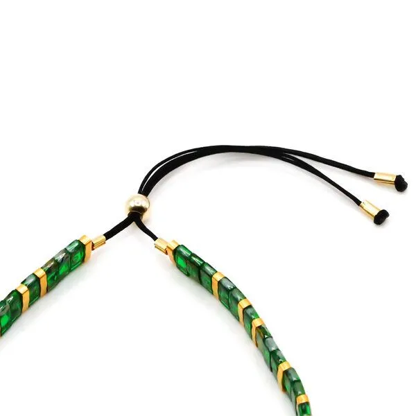 juni juni Grünes Armband "Verdora" - optional als Set - handgemacht in Deutschland – Produktbild 3 von 4