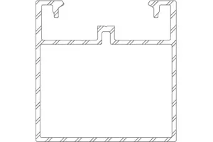 woodstore24 woodstore24 Twinson Alu-Trägerprofil, 50 (H) x 50 mm (B) in 6 m – Produktbild 1 von 1