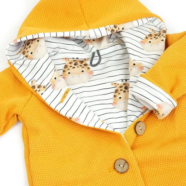 Sternchenwolke Sternchenwolke BIO Waffeljersey Jacke "Gigi Giraffe" – Produktbild 3 von 4